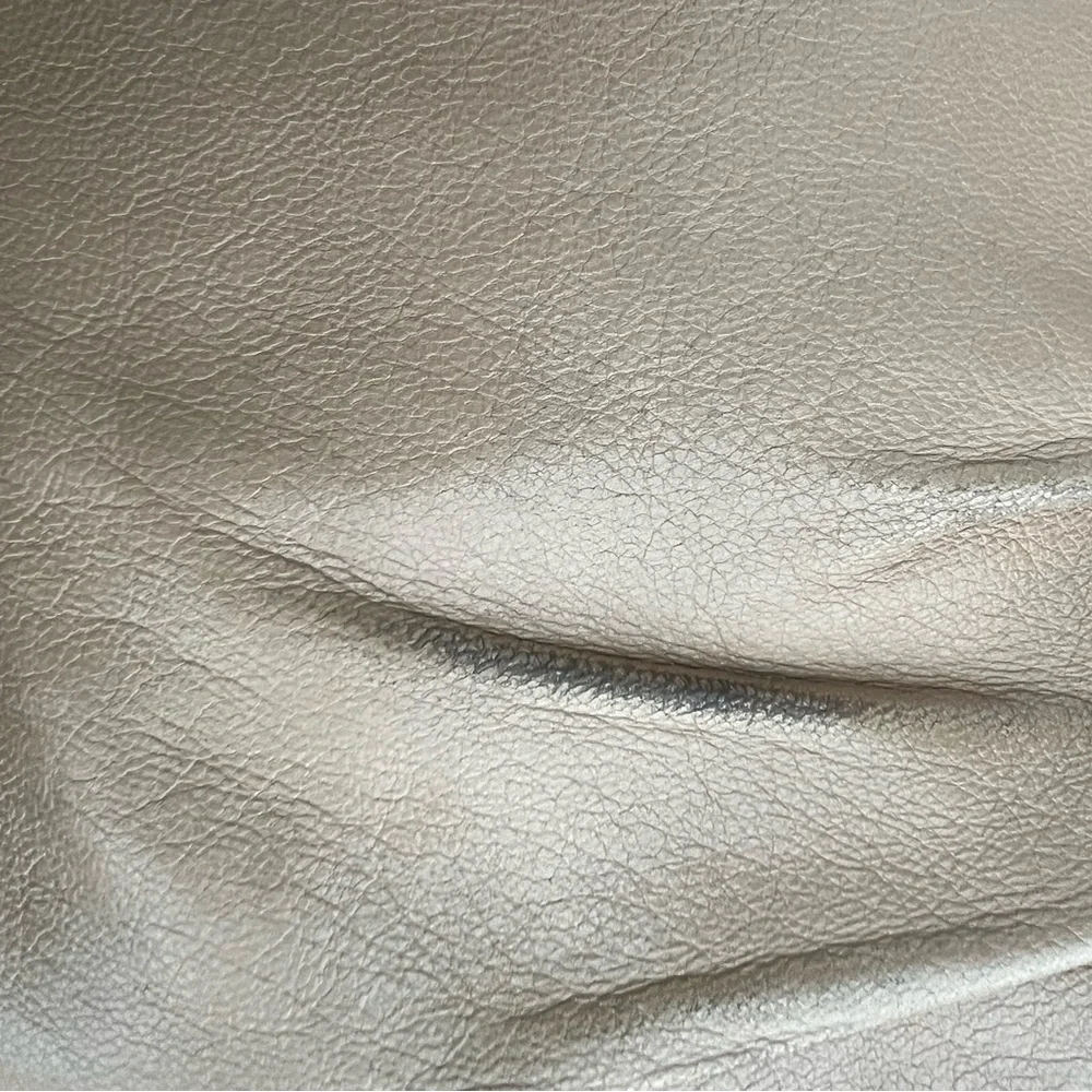 Salvatore Ferragamo Tan Leather Satchel with Silver Hardware